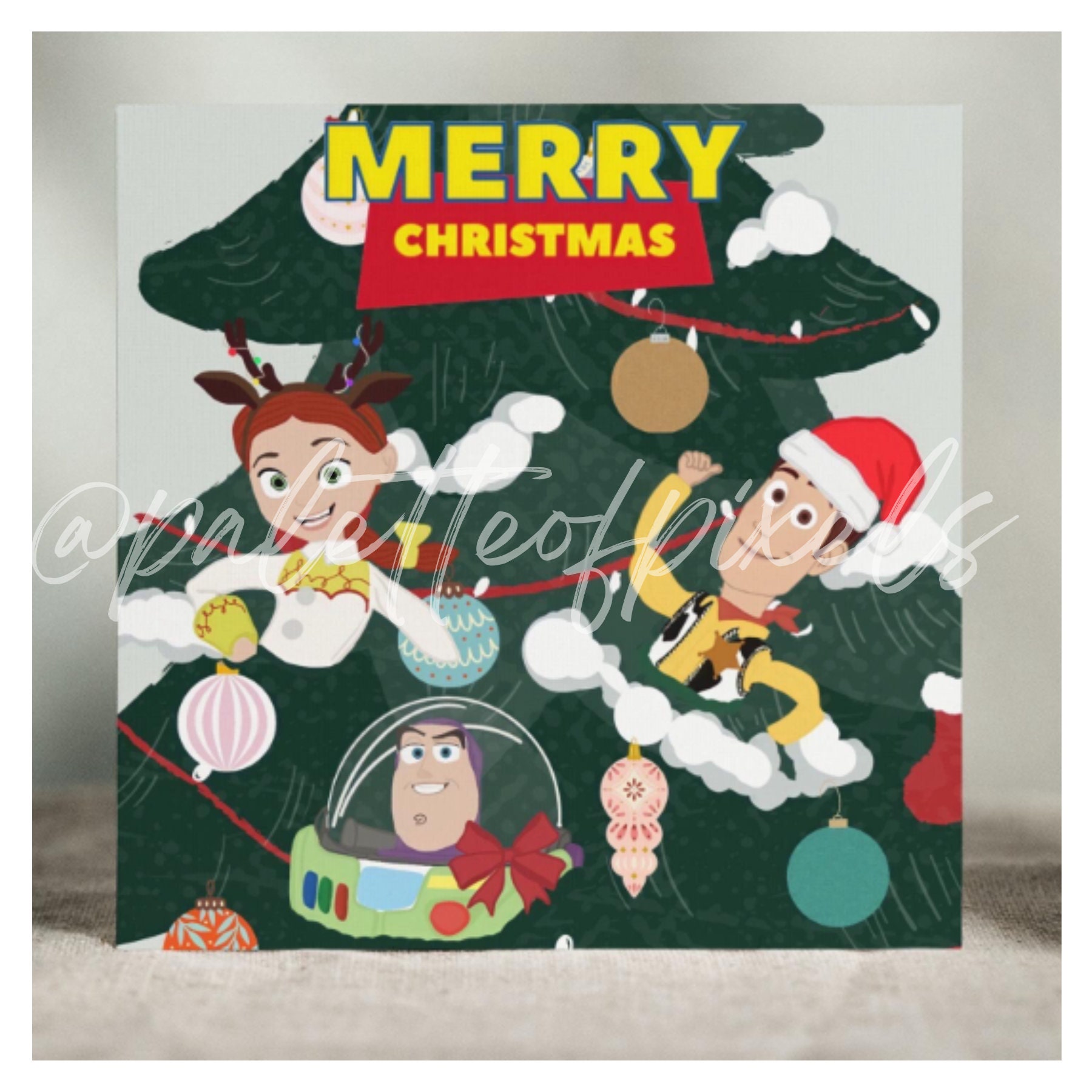 Toy Story Pixar Holiday Christmas Card 2022 - Etsy