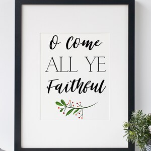 Oh Come All Ye Faithful Digital Download