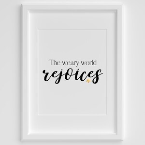 The Weary World Rejoices Digital Download