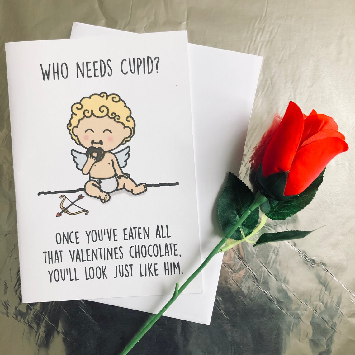 Wer braucht AmorKarte A5 lustige ValentinstagKarte für Etsy