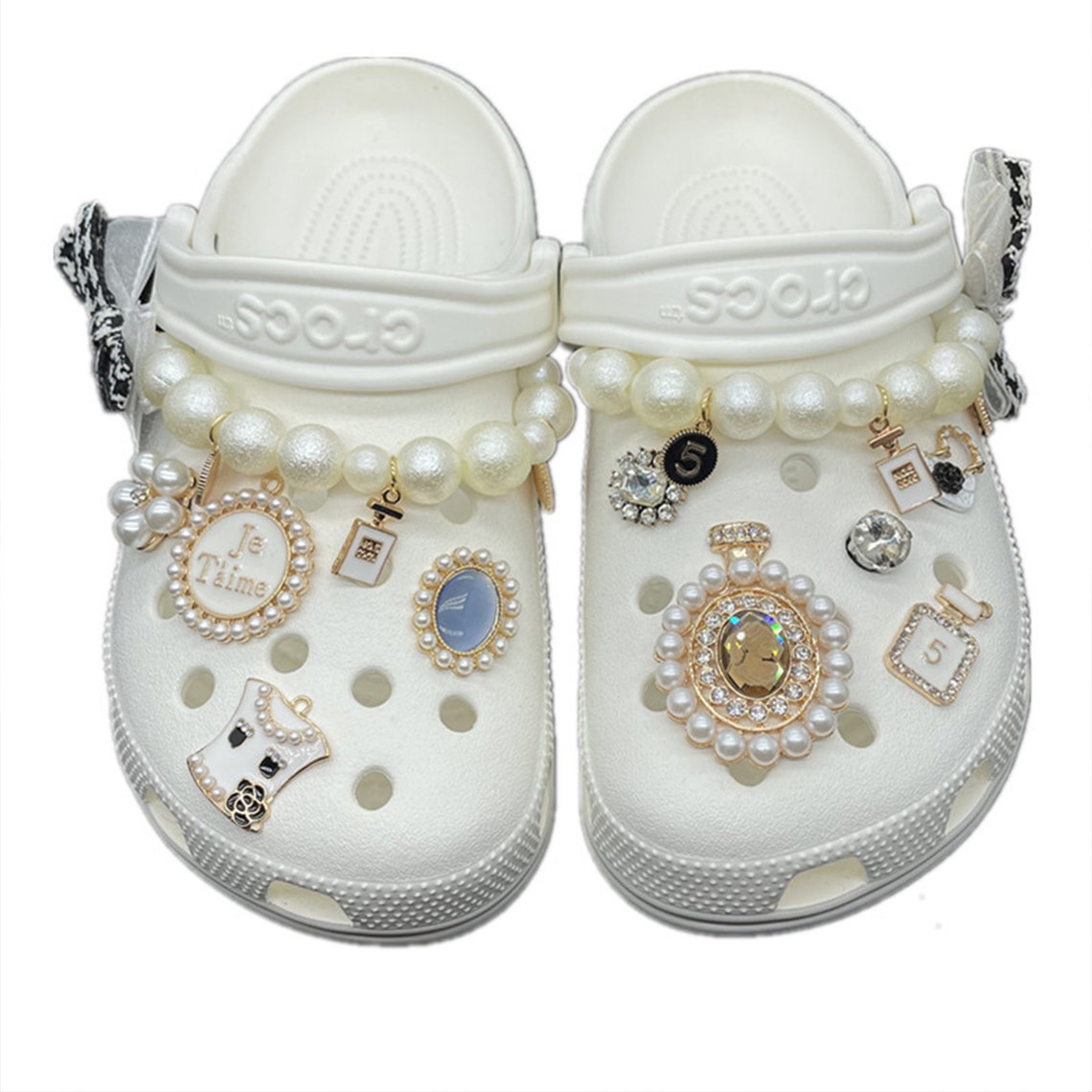 Charms Crocs Pins Crocs Accessoires Pour Chaussures Charm Crystal
