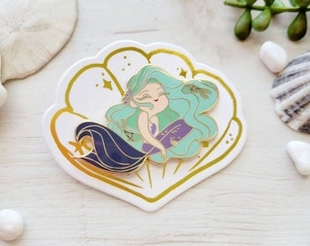 Zodiac Mermaid Pin - Pisces