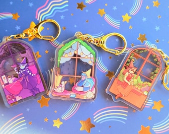 Witches Shaking Keychains