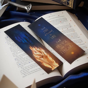 Crescent City Bookmark: Ruhn & Lidia Art - Sarah J Maas
