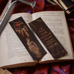 The Nessian Bookmark | ACOTAR inspired- Sarah J Maas | Nesta and Cassian