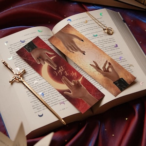 Light it up bookmark | Crescent City Art - Sarah J Maas | Bryce and Danika