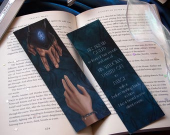 The Gwynriel Bookmark | ACOTAR Art - Sarah J Maas | Azriel and Gwyn