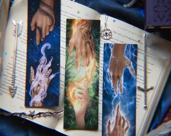 SJM Big 3 Bookmark Set: ACOTAR, Throne of Glass, Crescent City