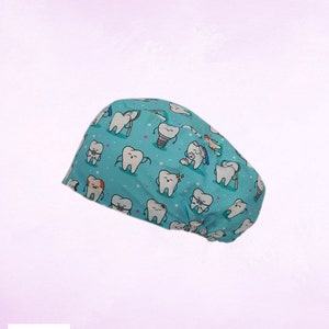 Tandartspet, lang haar tandartspet, gezondheidspet, chirurgische pet, gezondheidscadeau, tandartscadeau, tandartsaccessoire