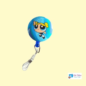 Powerpuff Girls retractable badge reel, bubble badge reel, Powerpuff Girls badge reel, scissor holder, healthcare gift, veterinary gift