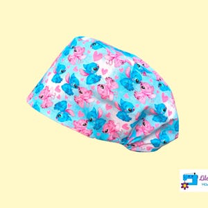 Chirurgische muts met steek, chirurgische muts met lang haar, verpleegkundige muts, medisch accessoire, gepersonaliseerd cadeau, kinderarts muts, steek
