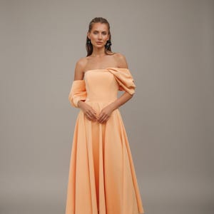 Pastel Orange Dress - Etsy Pastel Orange Dress - Etsy