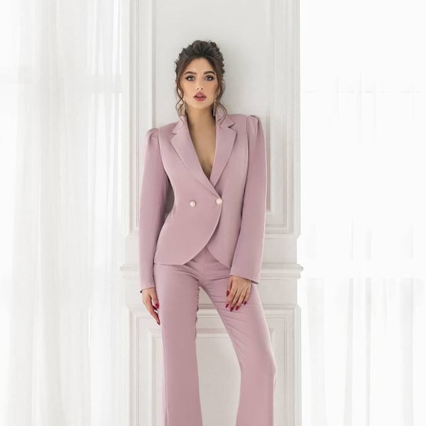 Rose Gold Suit - Etsy