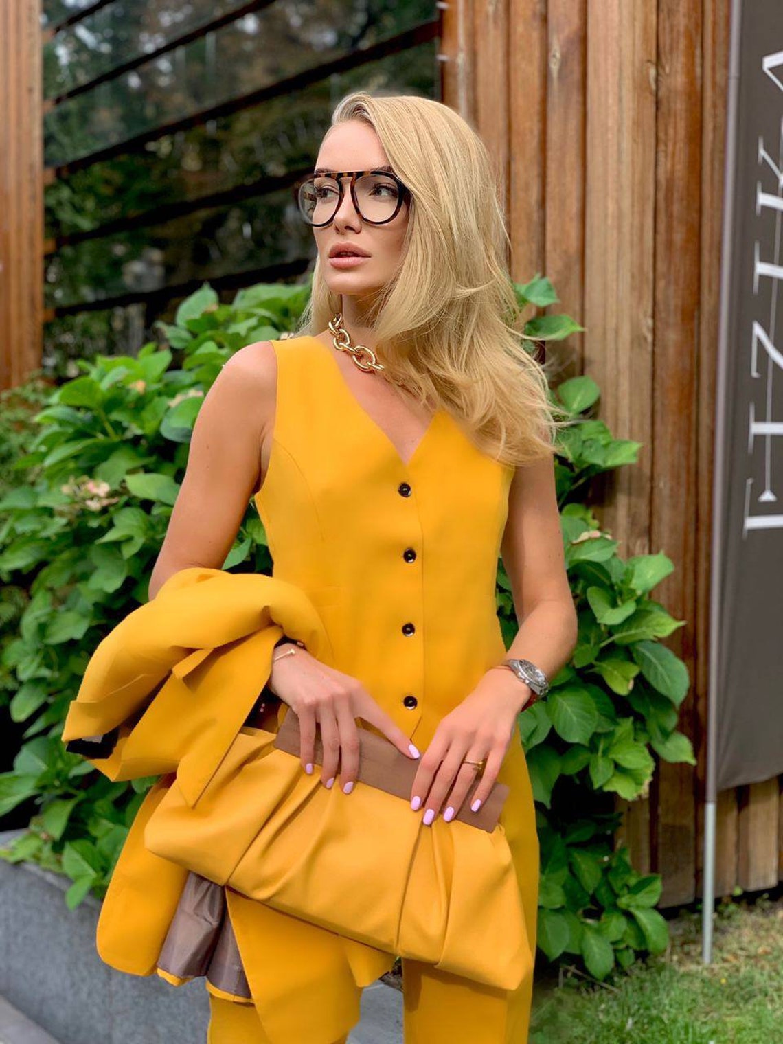 Classic Yellow Womens Suit Office Women 3 piece Suit with Etsy