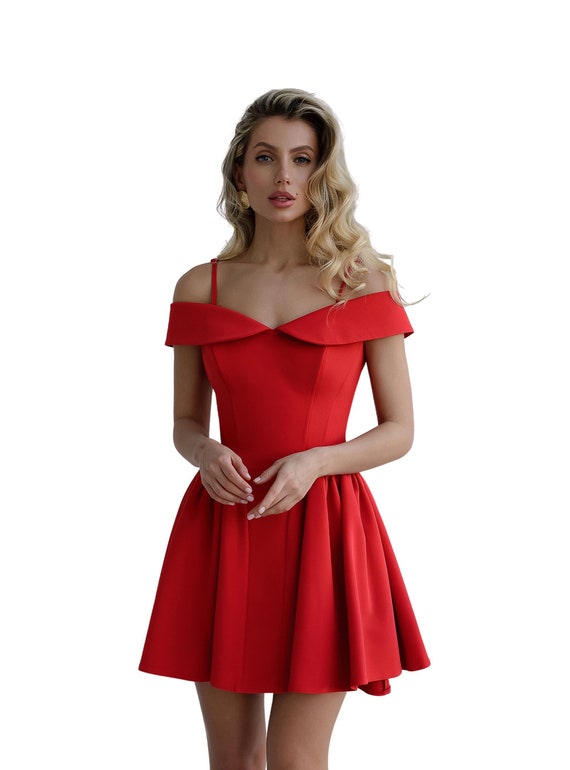 strapless open back dress Suicide squad 2, Harley Quinn Full Length Red Dress, Harley Quinn Cosp –  Mermaidcosplay main image 1