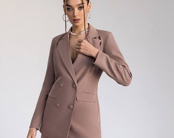Formal Pantsuit for Business Women, Tall Women Pants and Blazer Suit, 3-piece Women's pantsuit for special events, Office Wear Womens