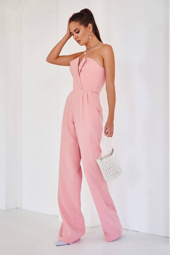 FUSCHIA ONE PIECE - JUMPSUIT – HAUTE BY TAI´SHEREE