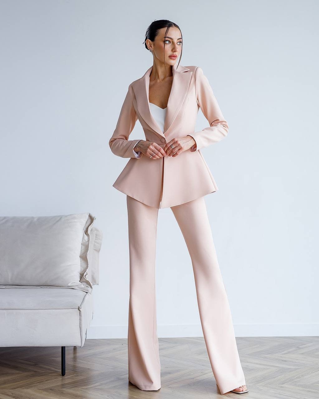 Tall plus size pant suits sales