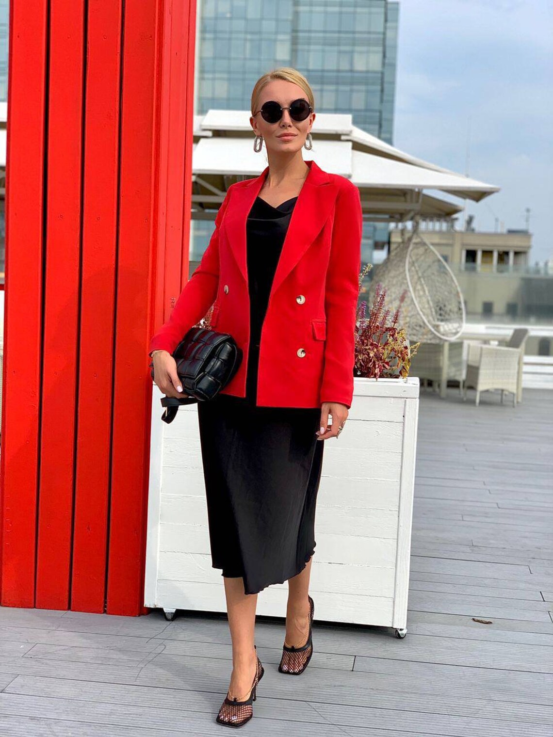 Red Jacket for Women Red Wool Blazer Womens Classic Womens Etsy