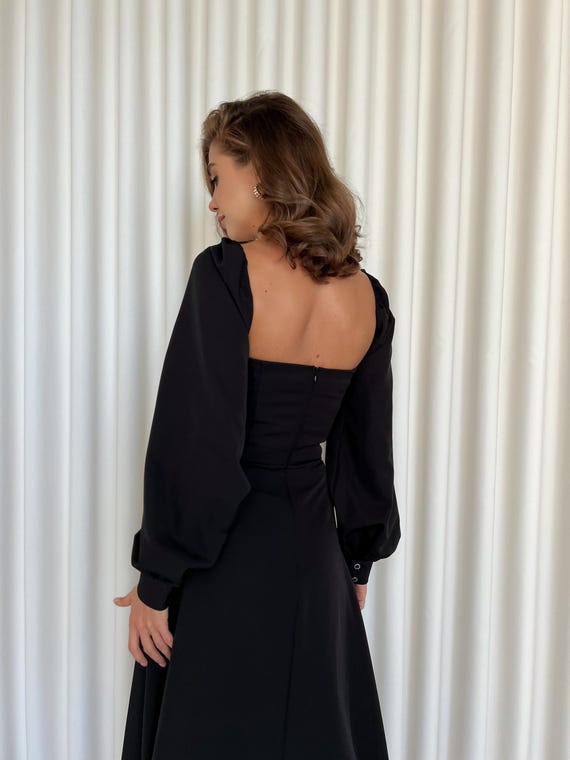knee length dresses for ladies Sydney Cotton Midi Dress *Savannah Taylor Exclusive* M / Blue main image 1