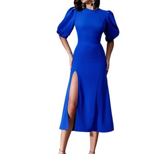 formal wrap dress short Short Formal Wrap Dress main image 1