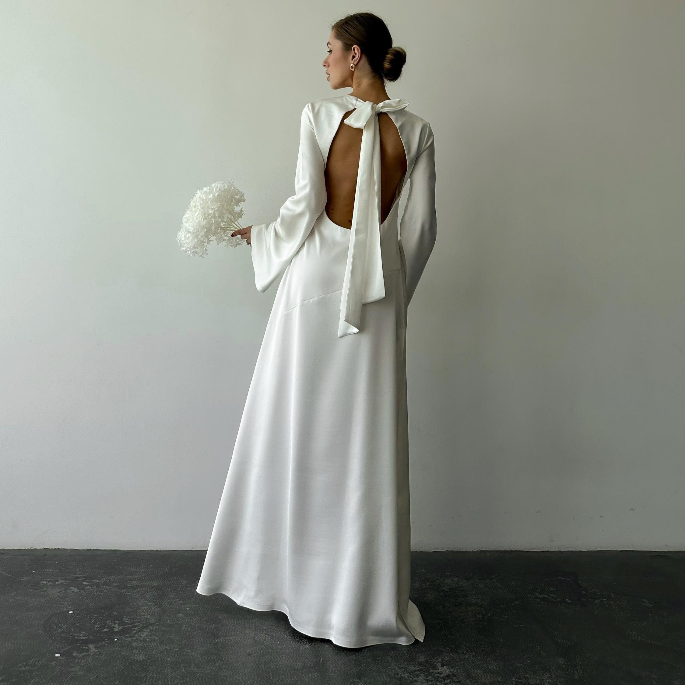 Long Sleeve Lace Maxi Slip - Etsy