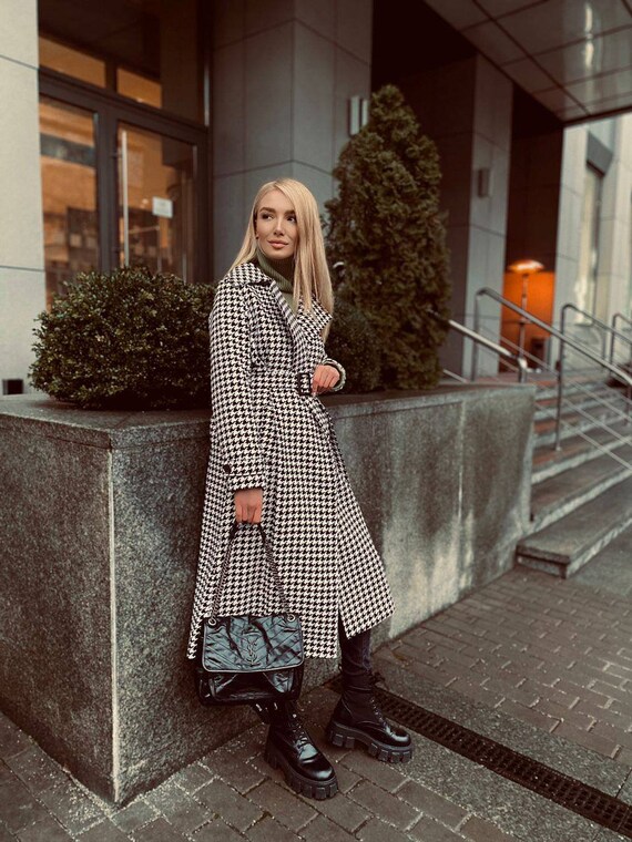 belted wool coat womens