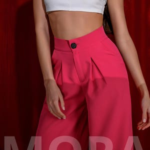 【WONDER WONDER】Pika Pink Long Wide Cotton Pants BUTTERFLY VIBE Big Kids' Ribbed Pants | PUMA