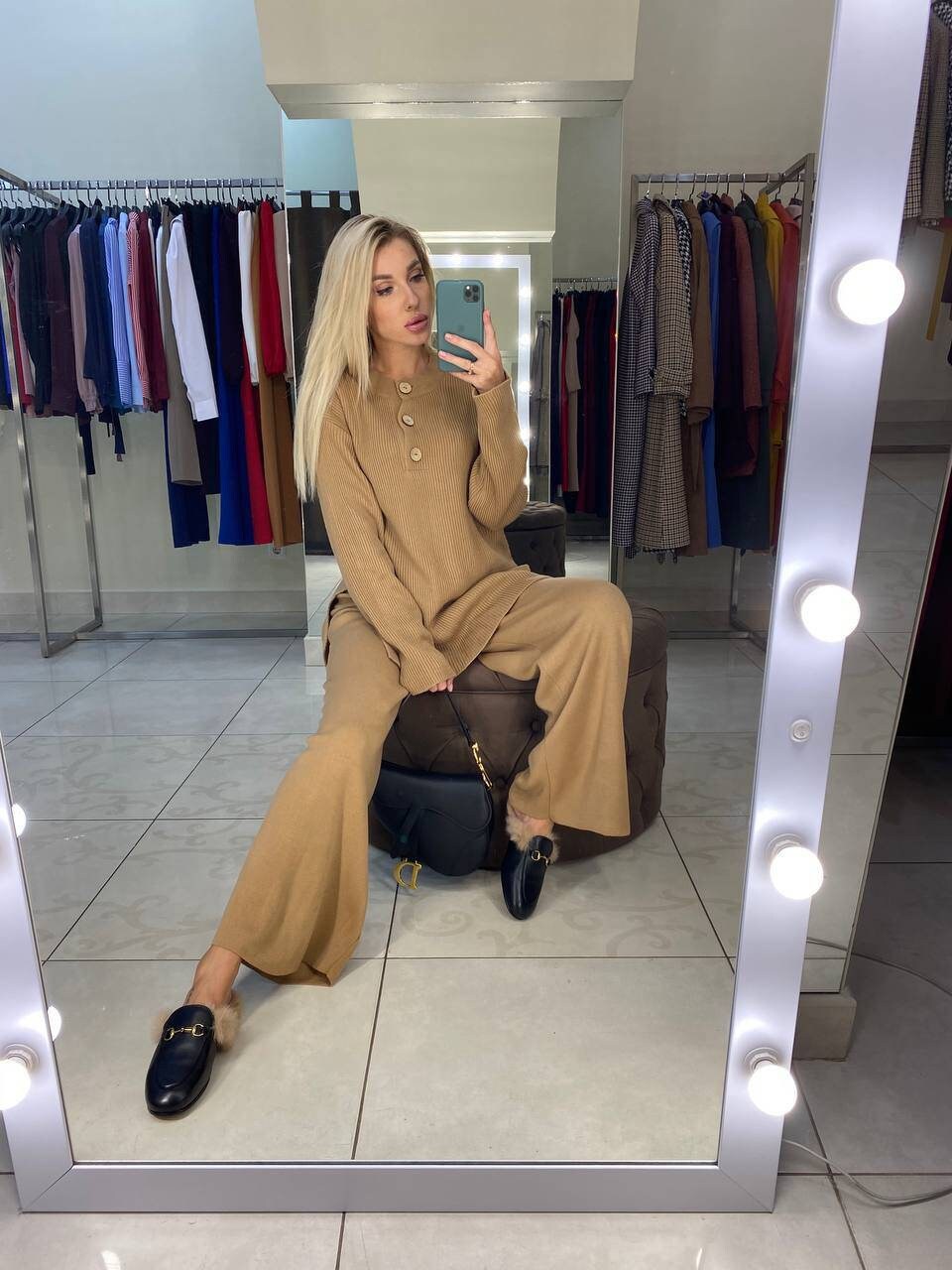 Wool Knit Pants for Women Knit Pants Set Wide Leg Knit Etsy