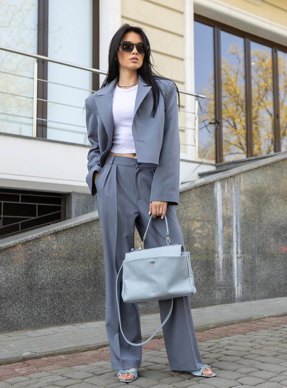 grey dress pants outfit women Grey Pants Office Outfit Business Casual Outfits For Women Professional Pant  Suits Piece Office Outfit Work