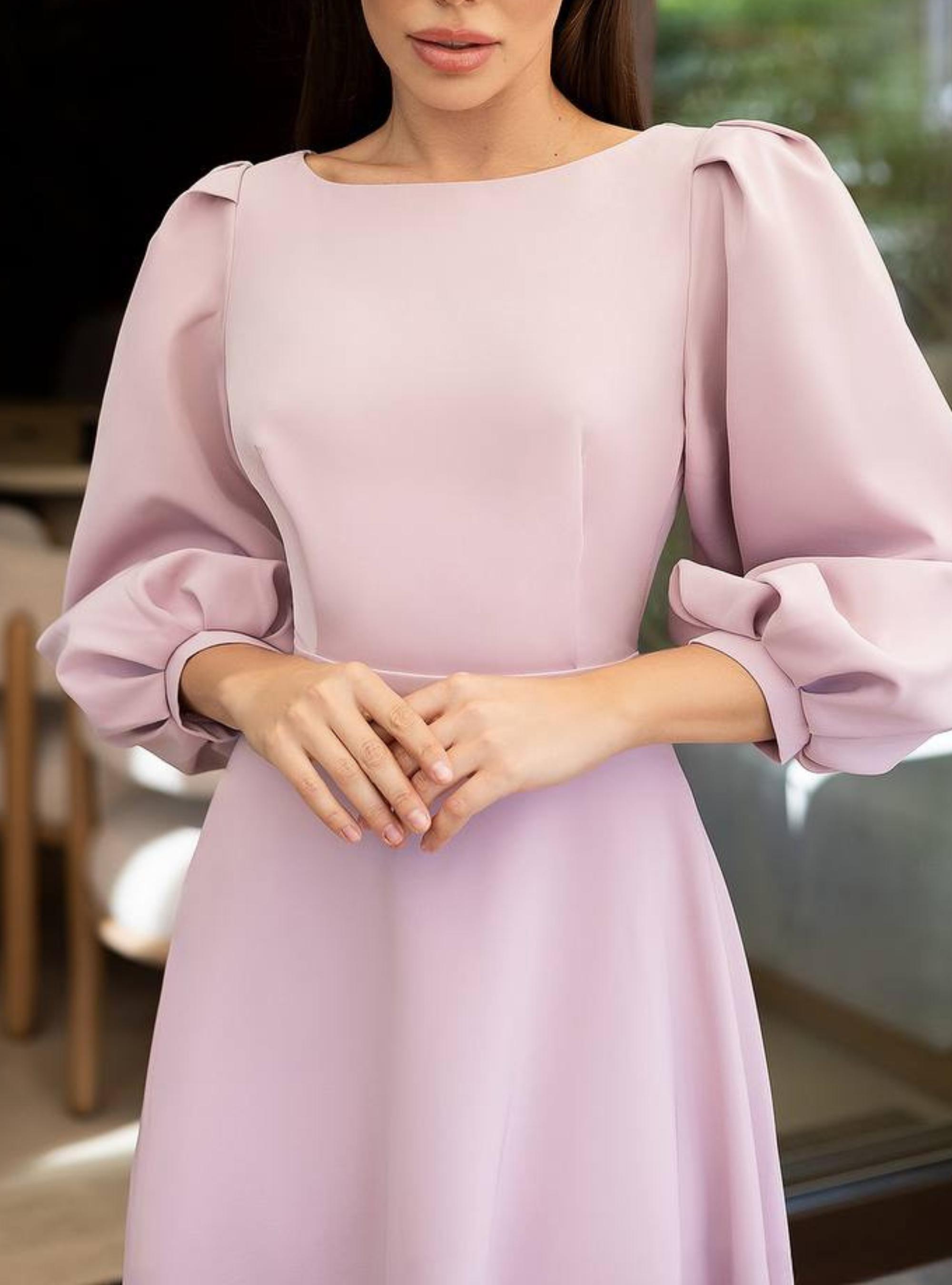rose pink half sleeves dress Rose Pink Glitter Tulle Half Sleeves Off The Shoulder Shiny Prom Dresses, CP1086 US16 / Custom Color(leaving a note)