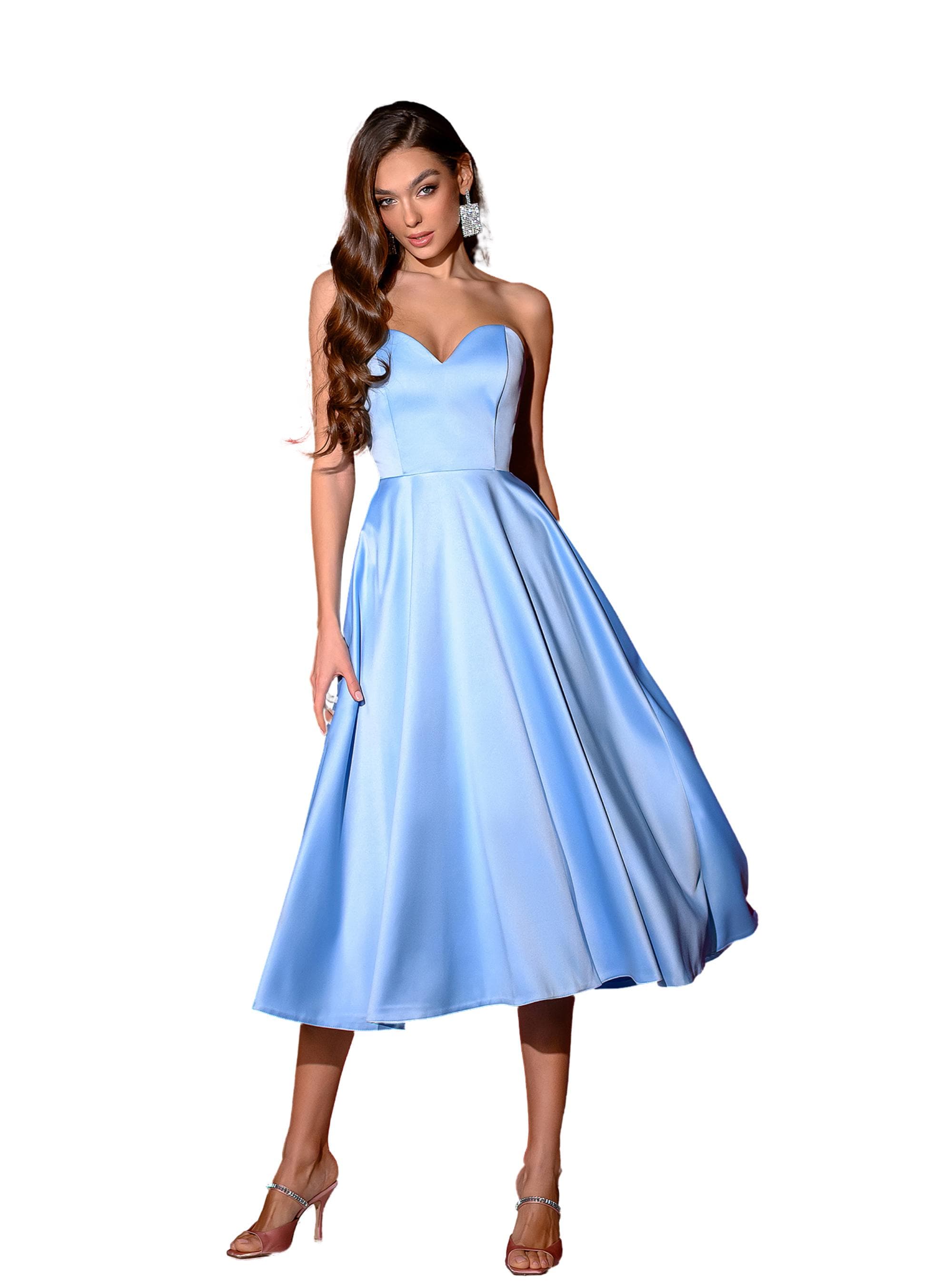 Light Blue Corset Dress - Etsy