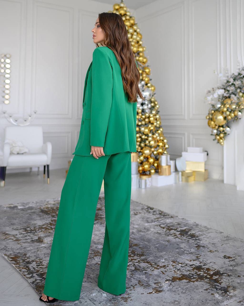 Green Suit Womens Clothing Solid Color Trouser For Women Jacket Pants Suit  Office Business Ladies Suits Blazer Set Women Suits  Pant Suits   AliExpress