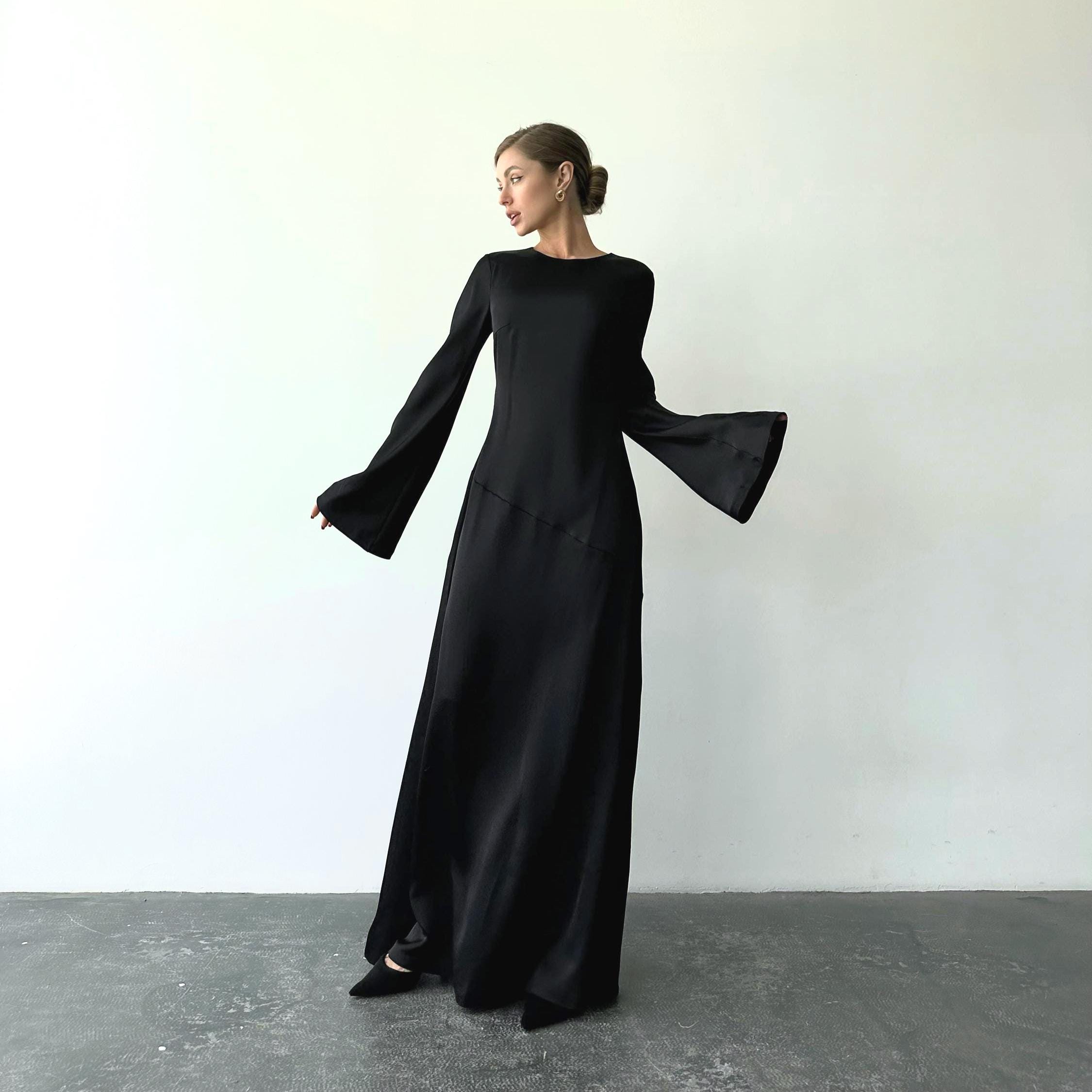 sachin and babi light blue dress Black Formal Dresses, Long Black Dresses, Black Gowns