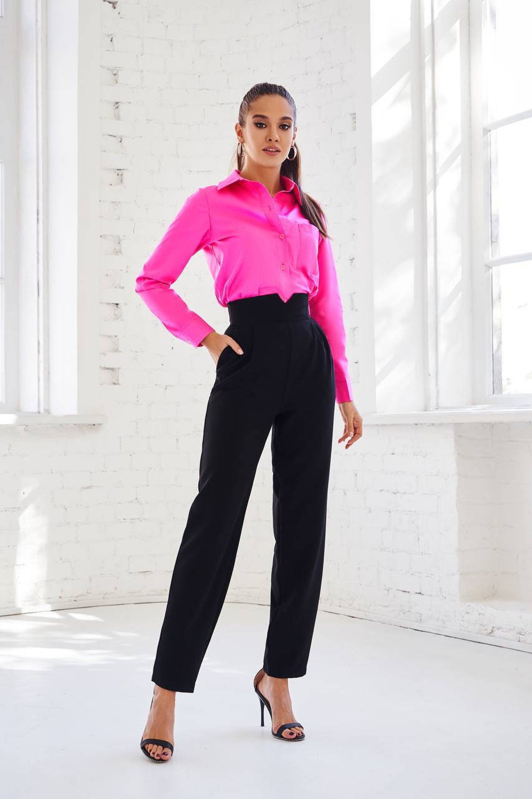 Black Formal Pants For Women Black High Waist Pants For Women Black coat-pant-suit-for-wedding-at-fredda-glasgow-blog