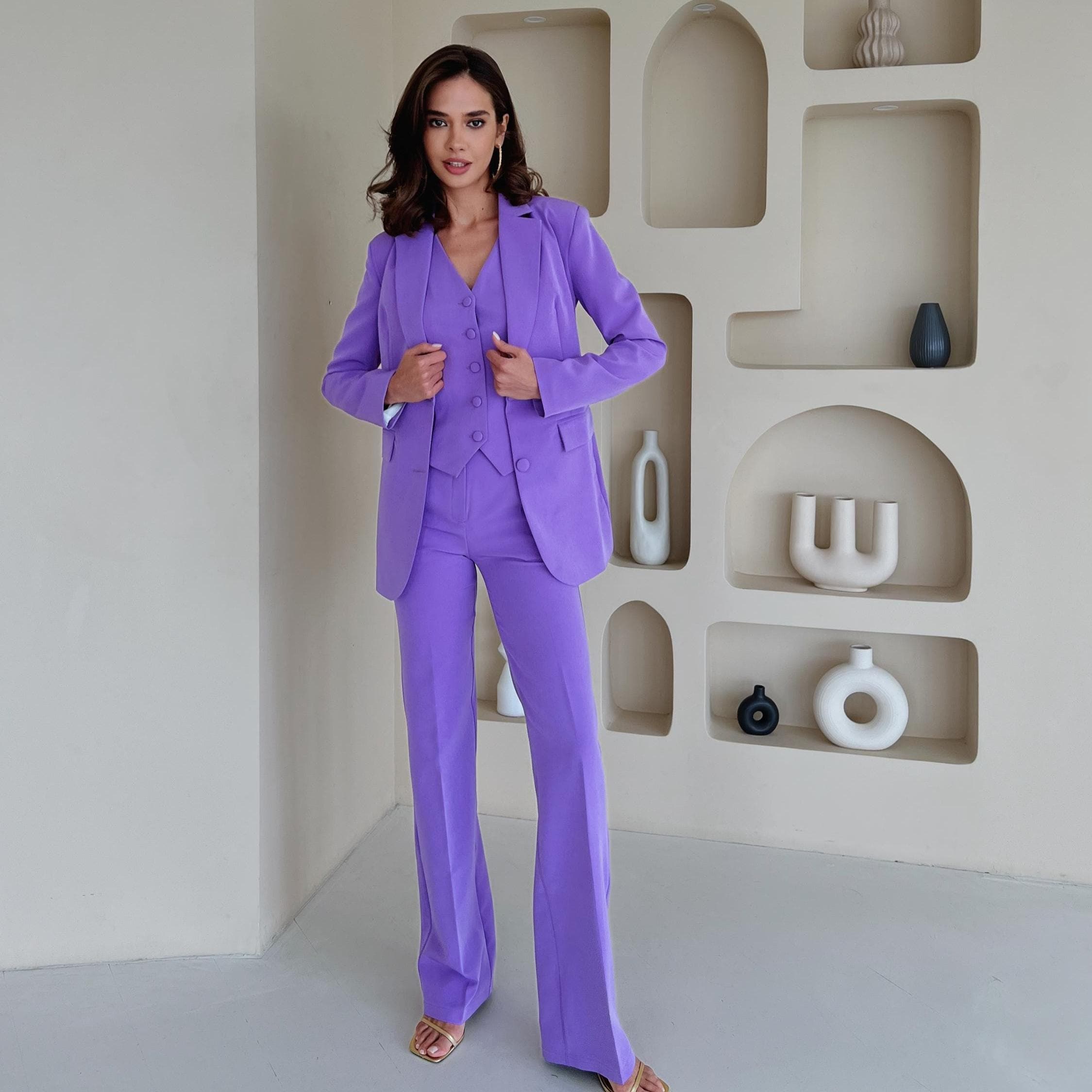 Purple Piece Sets Women