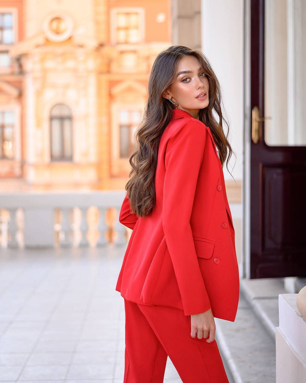 Buy Red Pants Suit Womens, Formal Pantsuit for Women, Chic Womens Pants Suit,  Womens Blazer and Pants Set, Red Blazer Women, Red Womens Suit Online in  India 