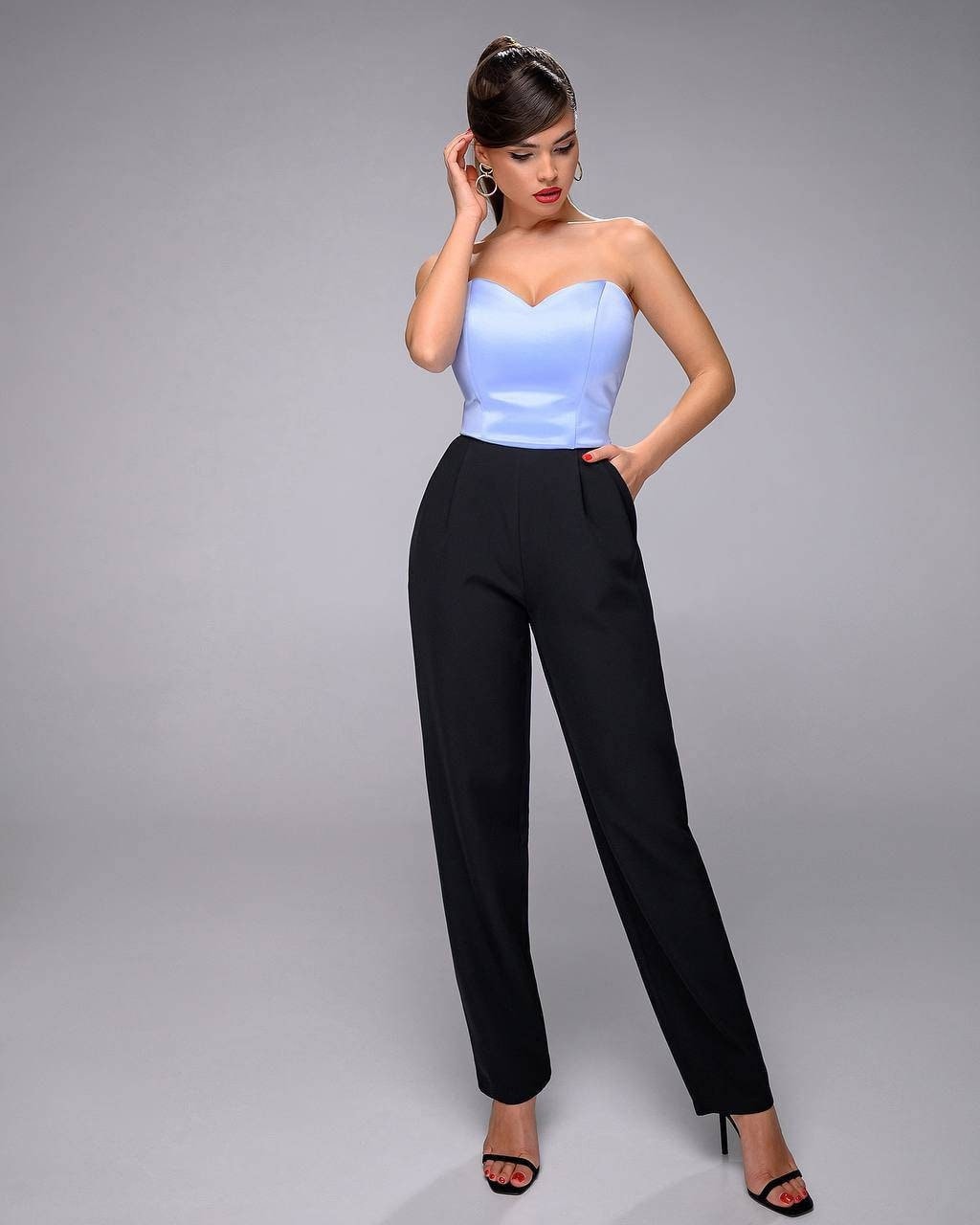 Black Formal Pants for Women Black High Waist Pants for Women