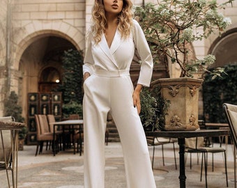 white formal jumper