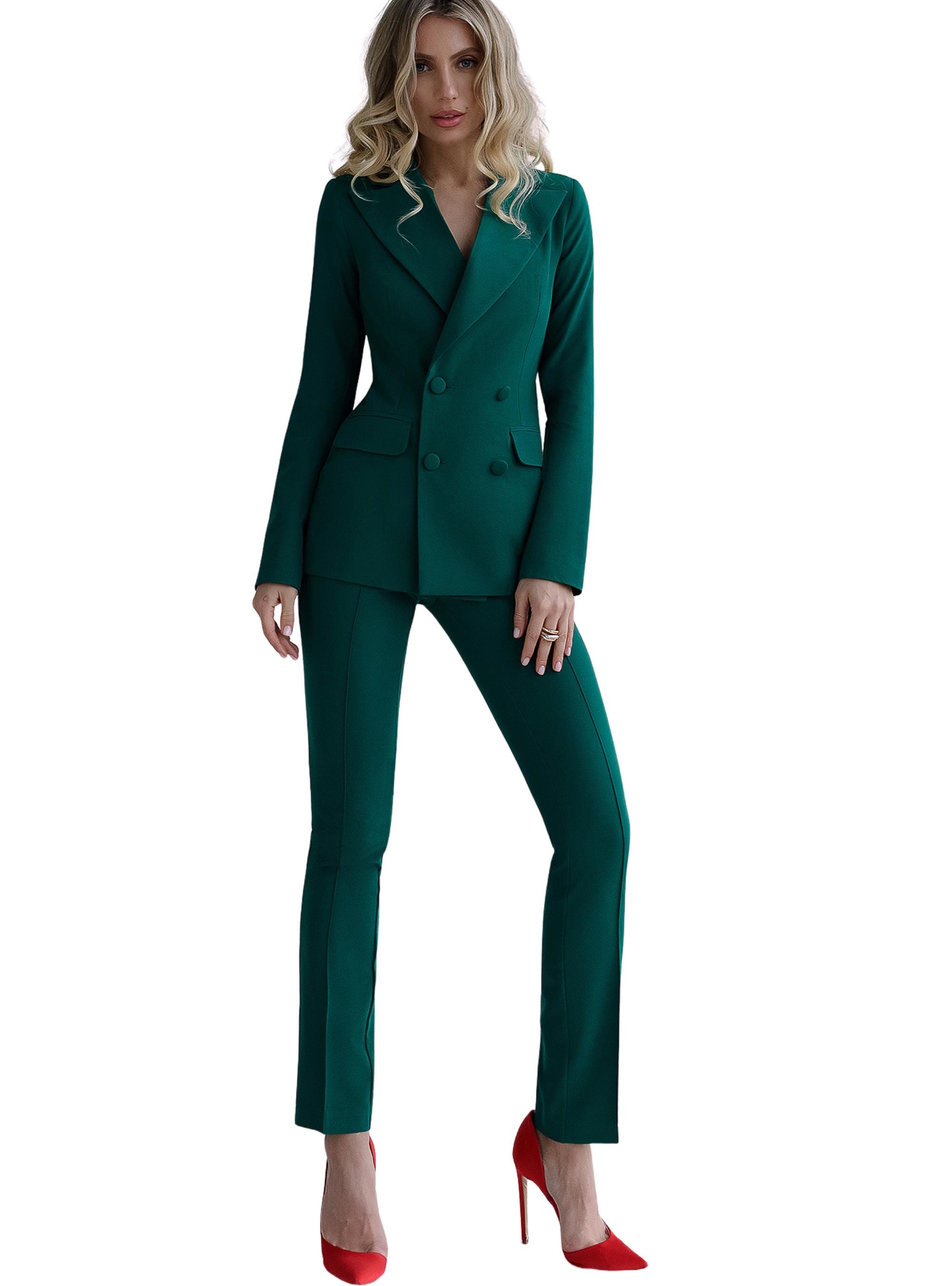 Forest Green Suit Women