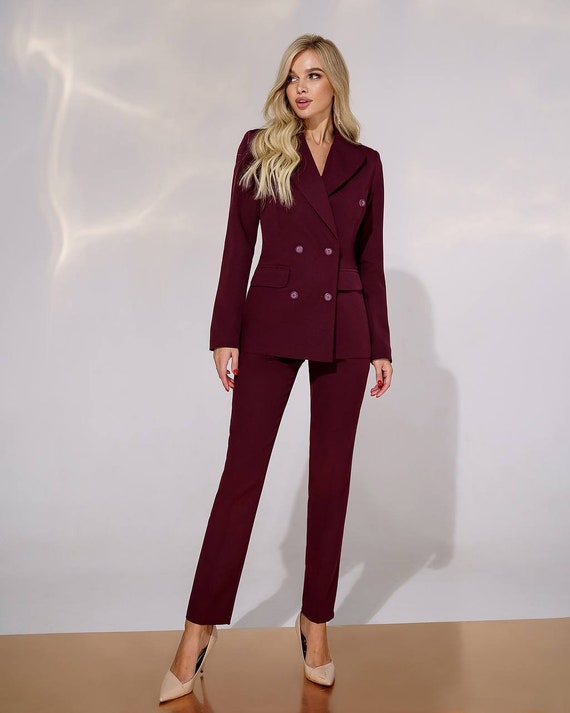 Plus Size Casual Suit Set Women's Plus Solid Long Sleeve - Temu United Arab  Emirates