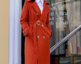 新品未使用 アンタイトル トレンチコート ロングコート ベルト M オレンジ il_340x270.7048294722_ax5s.jpg