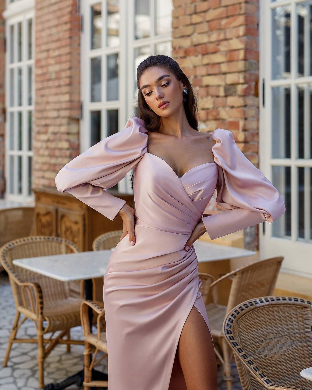 Pale pink cocktail dress hotsell