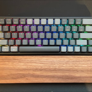 KEEB|REST Walnut Custom Handmade Wrist Rest for Keyboards