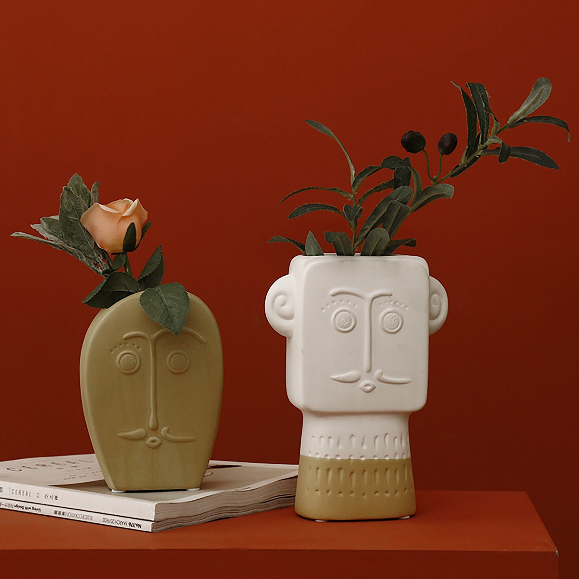 Jarrones con Caras: Decoración Original y Única para tu Hogar