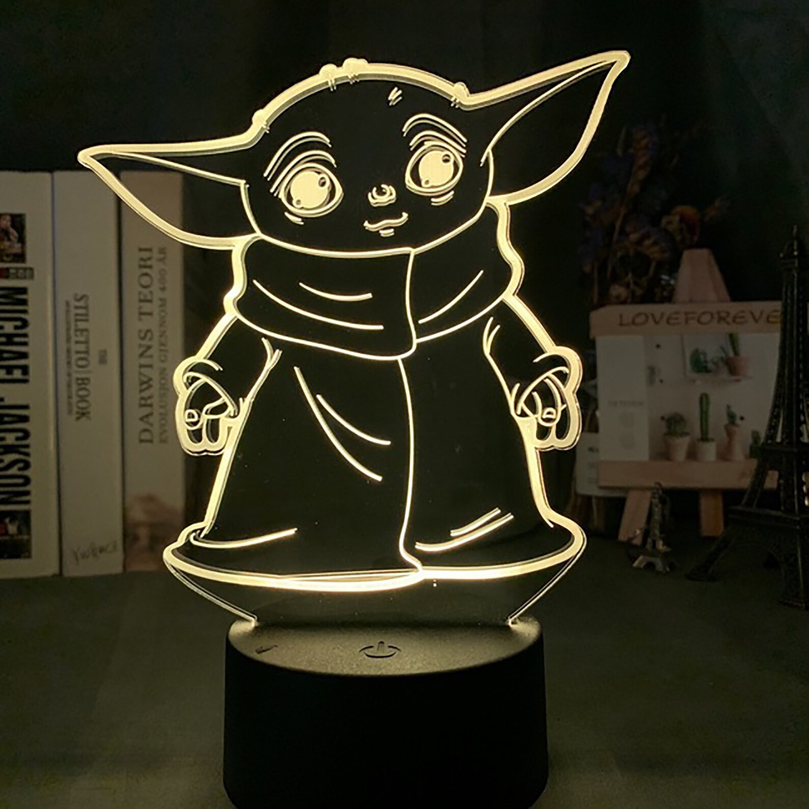 Baby Yoda Light Star Wars Night Light Colors Night Light Etsy