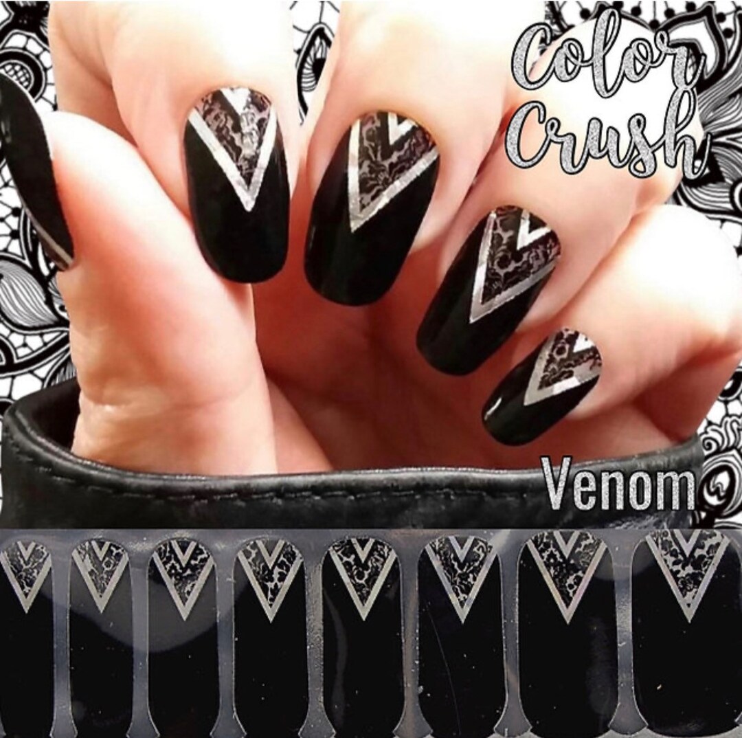 Color Crush Nails Venom Nail Polish Strips Nail Polish Strips/ Etsy