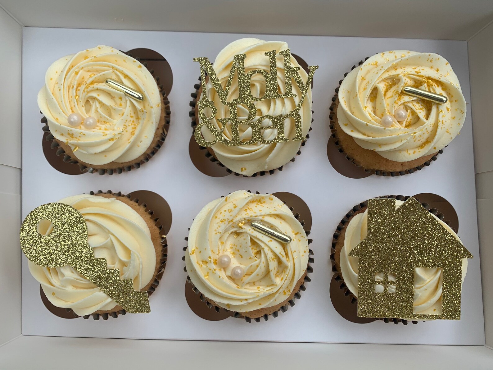 Personalised New Home Cupcake Toppers Etsy UK