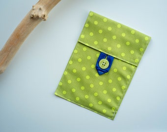 Geschenkverpackung für Gutscheine und Karten (Grüne Punkte)