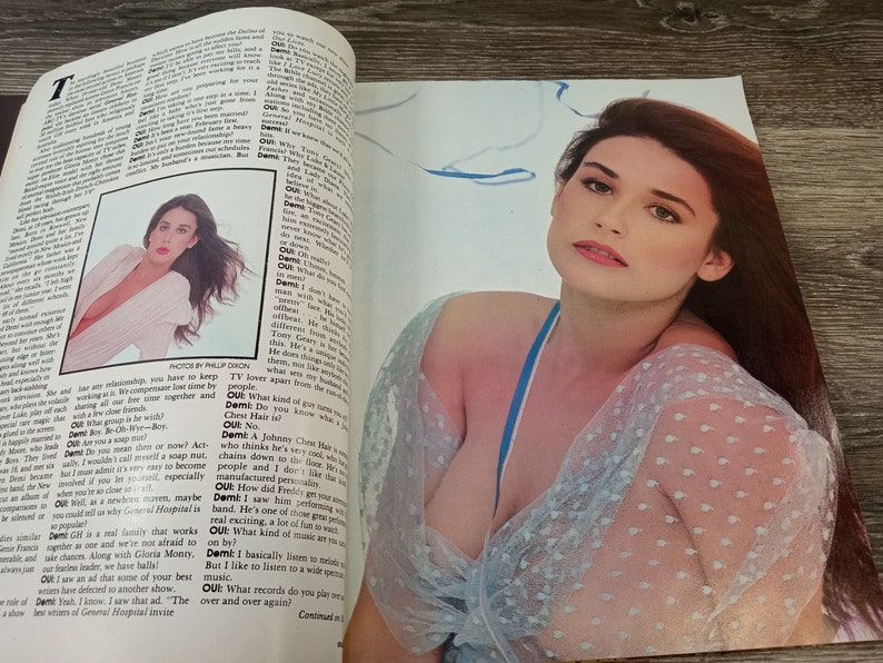 1982 OUI Playboy Magazine Demi Moore Ozzy Osbourne Etsy